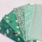 7Pcs 9.8" x 9.8"(25 * 25CM) Cotton Fabric DIY Making Supplies Quilting Patchwork Fabric Fat Quarter Bundles DIY for Quilting Cotton Patchwork Cushions (Green, 9.8" x 9.8")